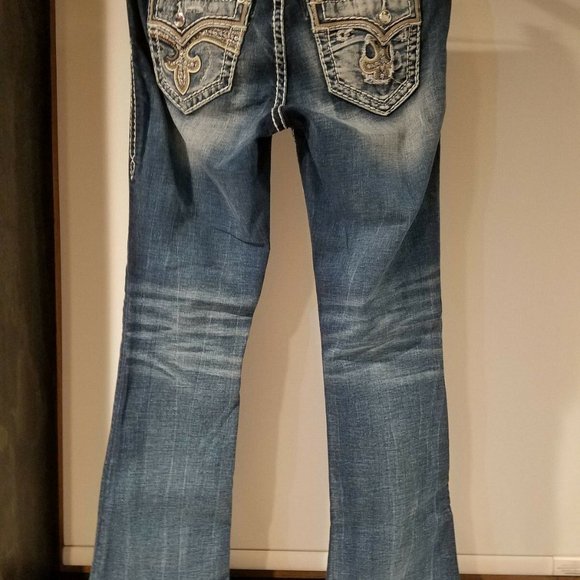 Blue Boot Cut Women's Jeans Size 26 Regular - Picture 2 of 6